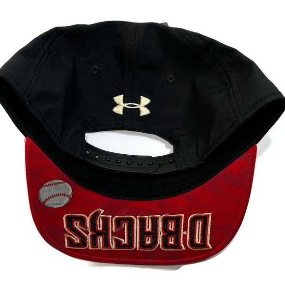 Under‎ Armour Arizona Diamondbacks Youth Flat Fit SnapBack Baseball Cap Hat MLB - Picture 9 of 9